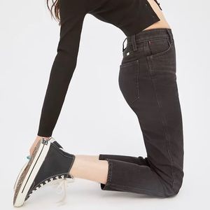 Aritzia Sunday Best Zola mom jeans black